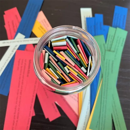 Handmade 67-Color Bible Verse Jar – Emotions & Feelings
